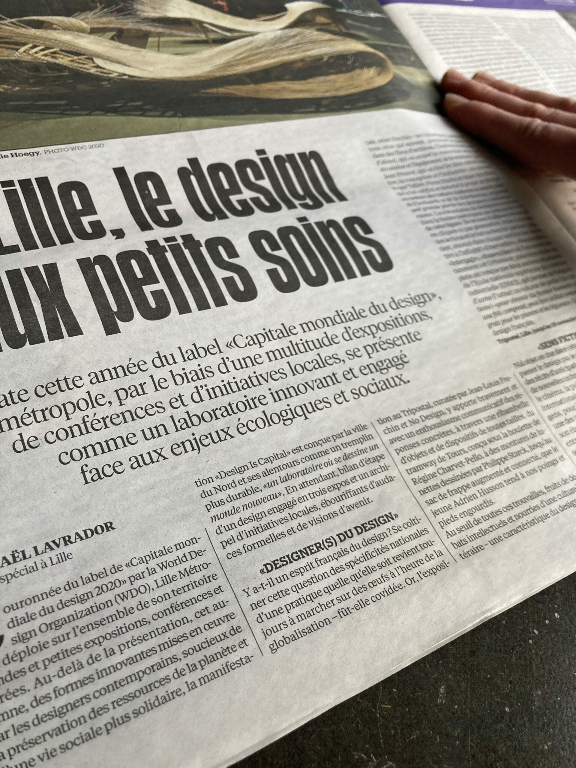 Designer(s) Du Design dans Libération